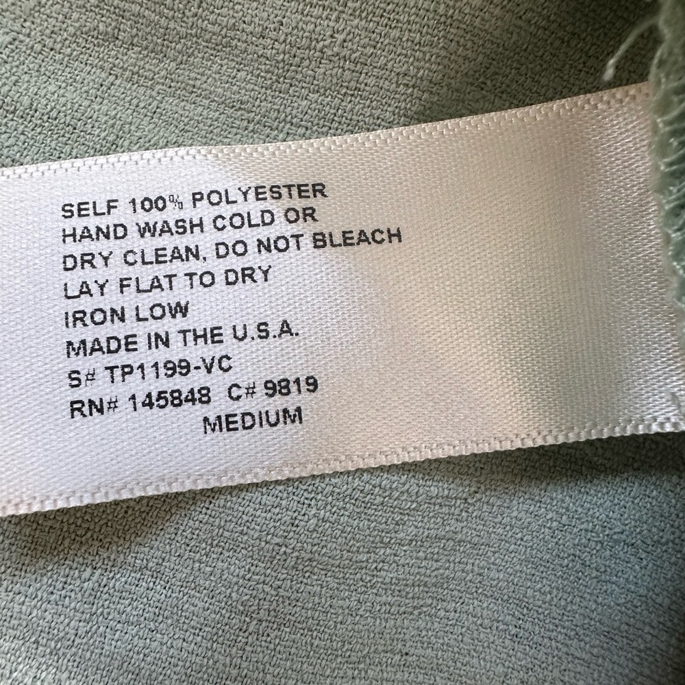 Everly Mint Green Smocked Ruffle Peplum Blouse - Picture 3 of 7